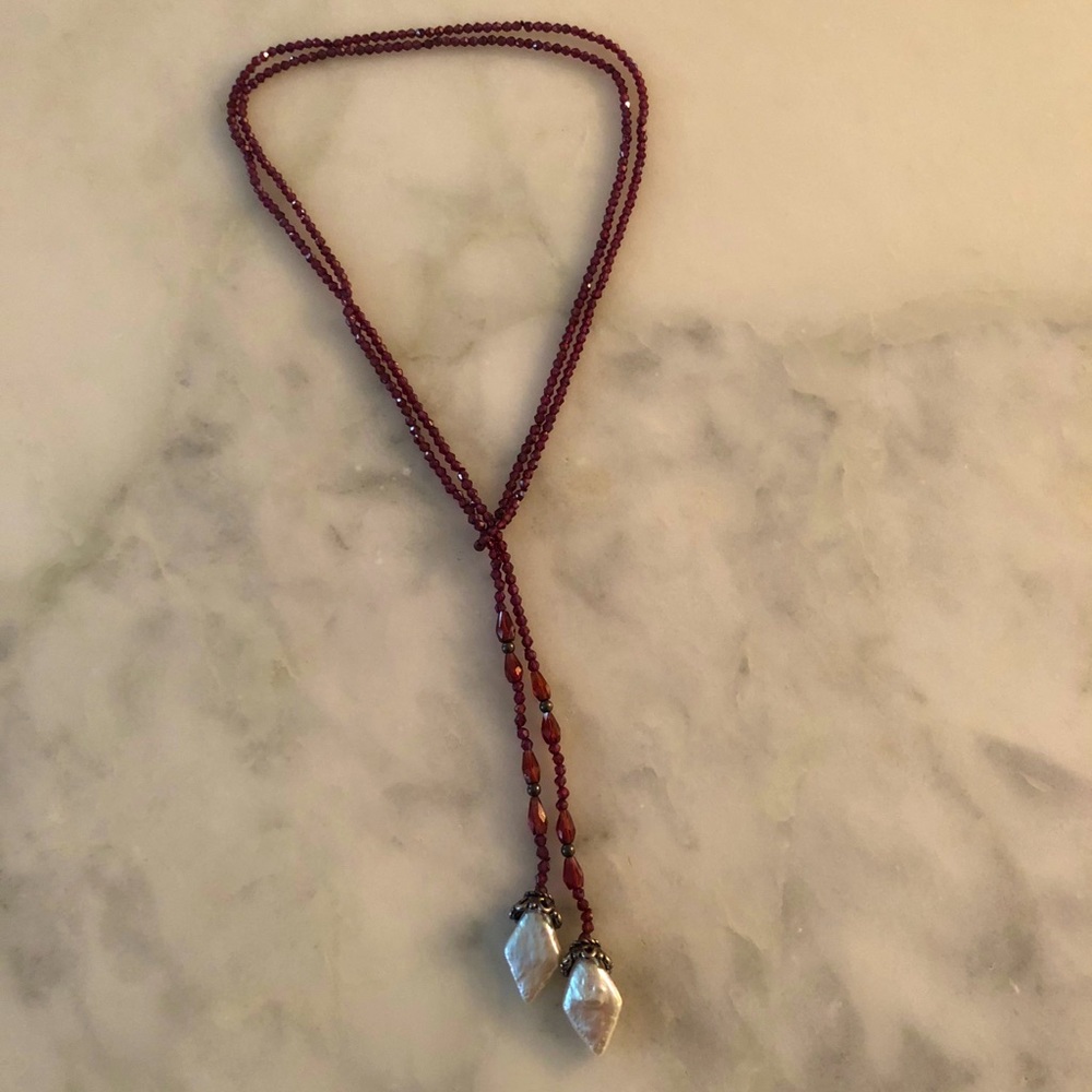 Garnet Necklace - Tanya Moss